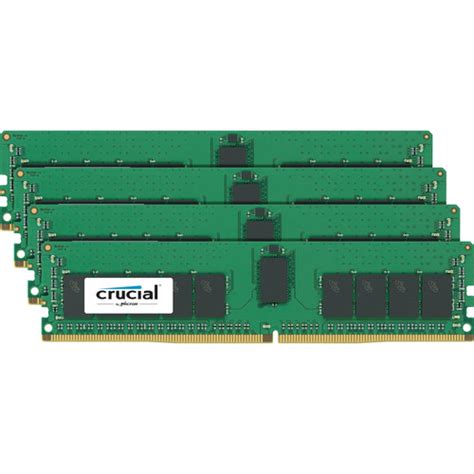 Crucial 64gb Ddr4 2400 Mhz Rdimm Memory Kit Ct4k16g4rfd824a Bandh