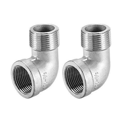 Stainless Steel 201 Cast Pipe Fittings 90 Degree Elbow 34 Bspt Female