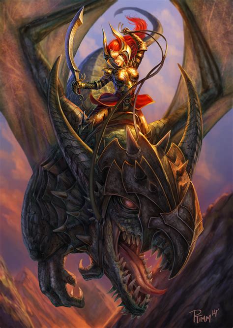 Dragon Rider By Ptimm On Deviantart