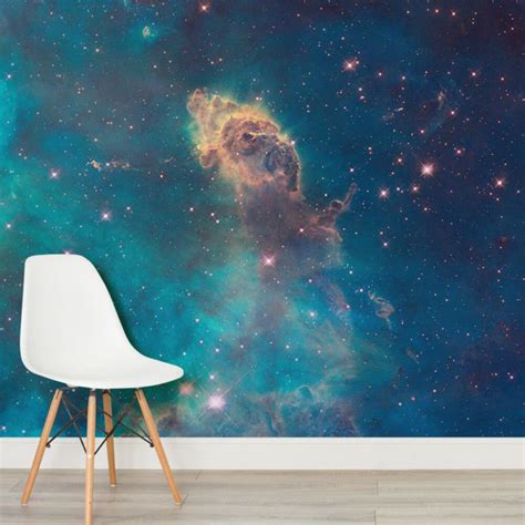 Stellar Jet Space Square Wall Murals Mural Wallpaper Nebula