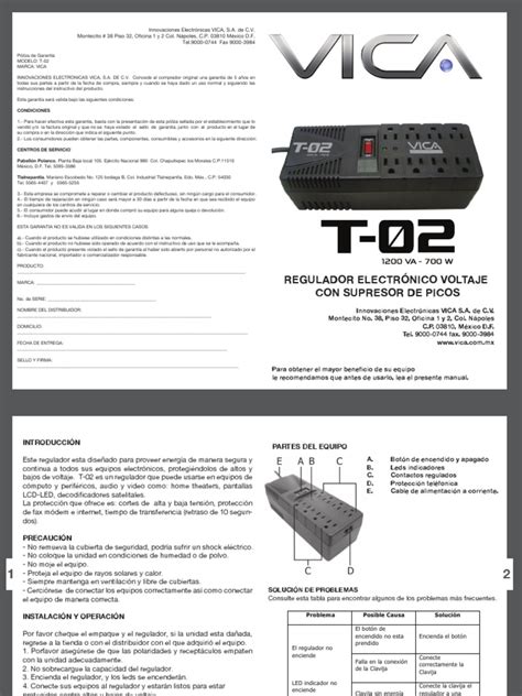 Manual T02 Pdf Electrónica Science