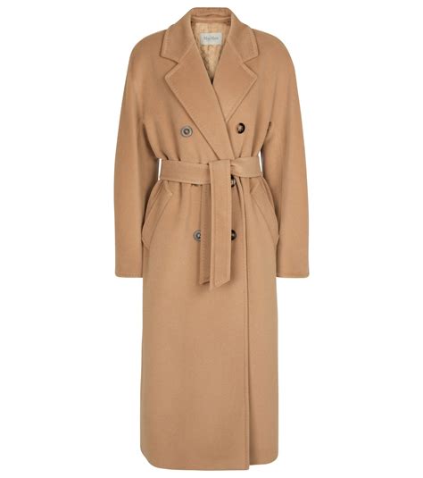 Max Mara Madame Wool And Cashmere Coat In Natural Lyst