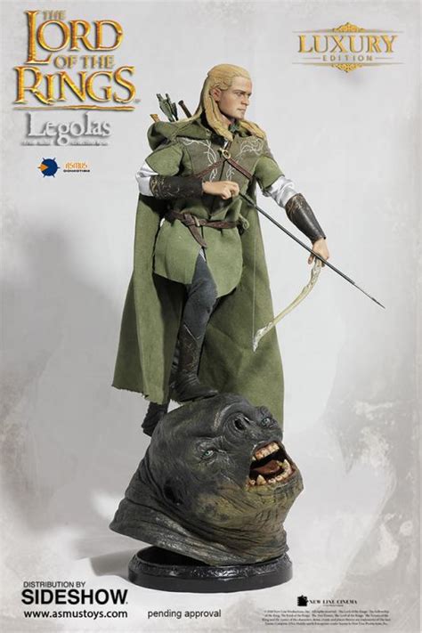 Legolas Atop A Cave Troll Base The Lord Of The Rings Luxury Sixth Scale
