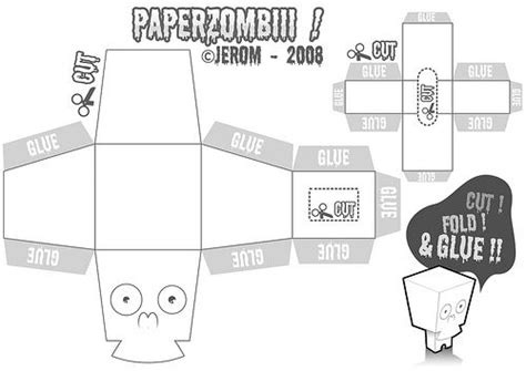 Blank Papercraft Person Template Blank Papercraft Person