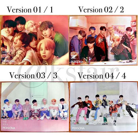 Click on the bts map of the soul persona concept photos for full size! SEALED + Poster + Frame OFFICIAL BTS PERSONA Map Of The ...