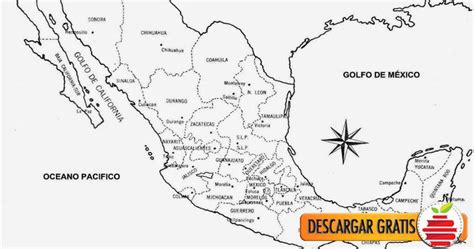 Colección De Mapas De México Para Imprimir Mapa De Mexico Mapas