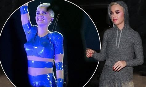 Katy Perry Wows In Semi Sheer Latex Jumpsuit During Brazil Show