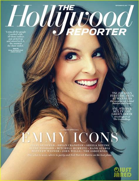 Tina Fey Featured On The Cover Of The Hollywood Reporter‘s Emmy Icons