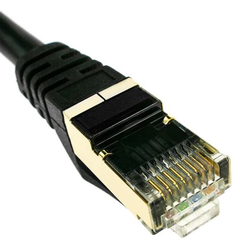 Ethernet Netzwerkkabel 5 Meter Lan Sftp Rj45 Cat7 Schwarz Cablematic