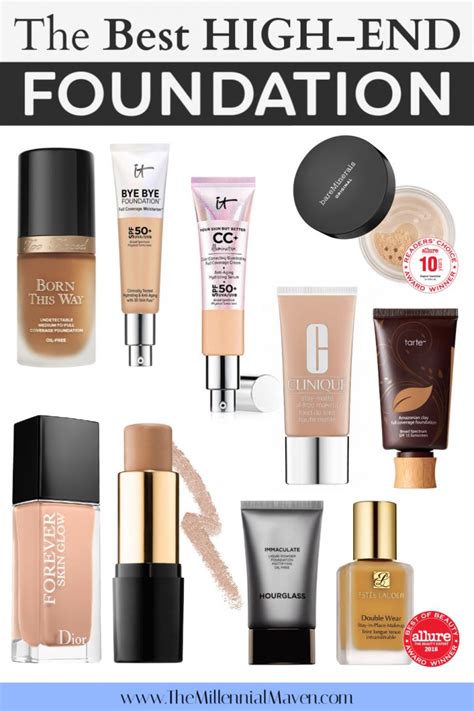Updated 2020 My 10 Favorite High End Foundations For All Skin Types Best Foundations The