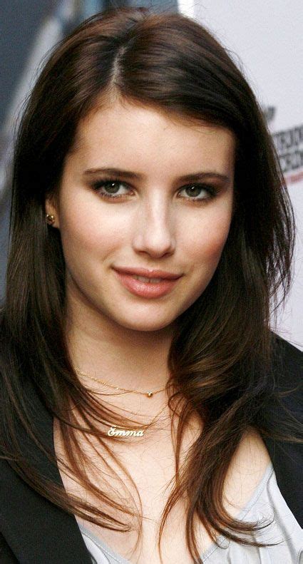 Emma Roberts Dark Brown Hair I D Like To Get Lowlights This Color Haircut And Color Hair