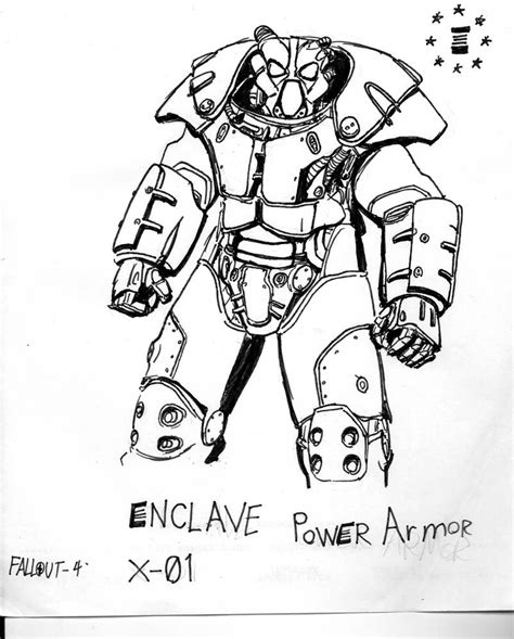 Fallout 4 Enclave Power Armor Or X01 By Therenegadesgt On Deviantart