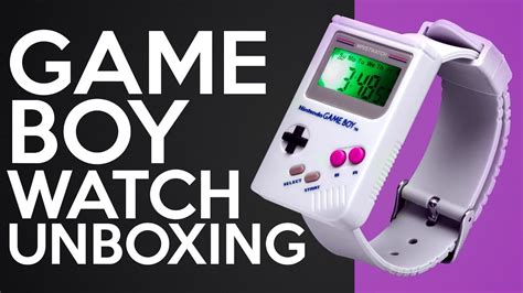 Game Boy Watch Unboxing Paladone Youtube