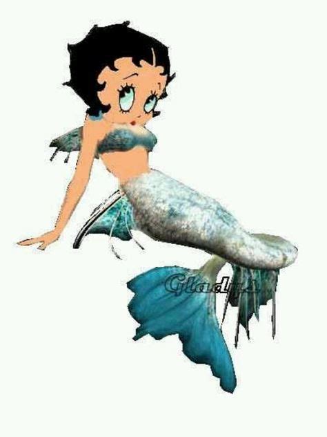 45 Best Betty Boop As Mermaid Images On Pinterest Mermaid Art