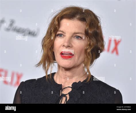 Rene Russo Arriving To The Netflix Premiere Of Velvet Buzzsaw At Egyptian Theatre Stock Photo