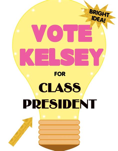 Class Election Poster In 2020 Student Council Campaign Posters