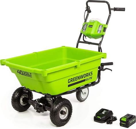 Greenworks Lc 220 40v Cordless Lawn Cart 3ah Battery And