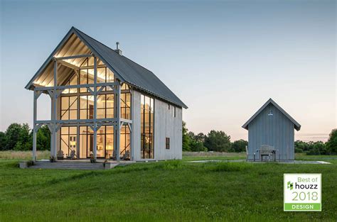 A Modern Barn Home With A Glass Wall — Kimmel Studio Architects