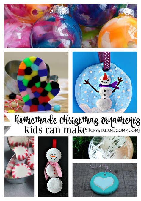 25 Easy Homemade Christmas Ornaments For Kids
