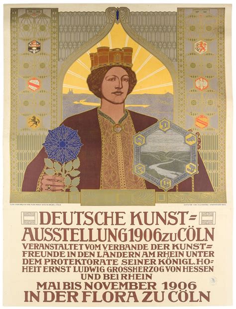 Sold Price Plakate Werbung Cissarz Johann Vincenz Deutsche Kunstausstellung In May