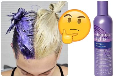 Power Of Shimmer Lights Purple Shampoo Maintain Gray Hair