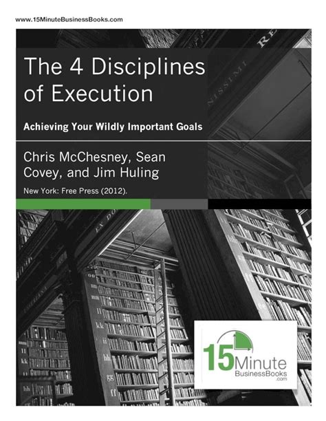 Pdf The 4 Disciplines Of Execution Jubelirer Results Group · The 4
