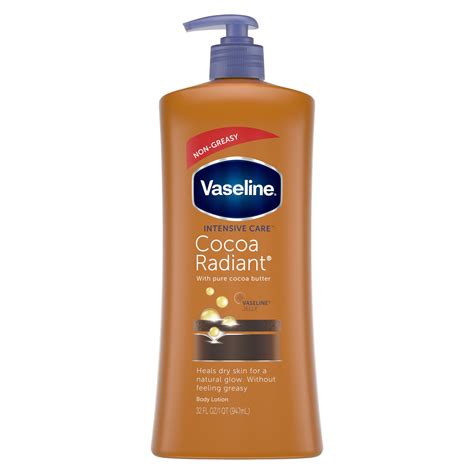 Vaseline Intensive Care Hand And Body Lotion Cocoa Radiant 32 Oz