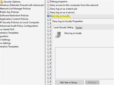 How To Preventallow Log On Locally Via Gpo Theitbros