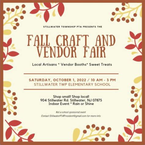 Fall Craft And Vendor Fair Life In Sussex Serving The Communities