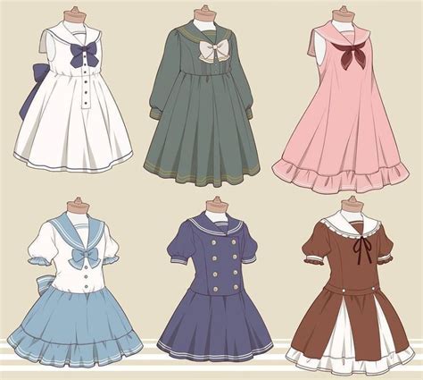 Trang PhỤc ĐẸp Anime Dress Anime Outfits Drawing Clothes
