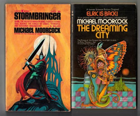 Stormbringer The Dreaming City Michael Moorcock 2 And 4 Original Elric Series Ebay
