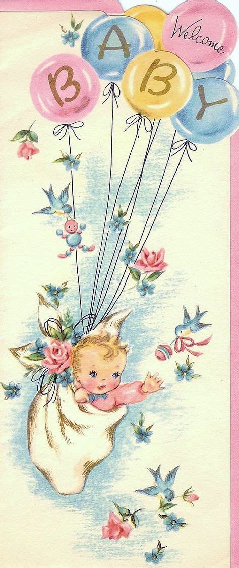 900 Vintage Baby Cards Ideas Vintage Baby Baby Cards Cards