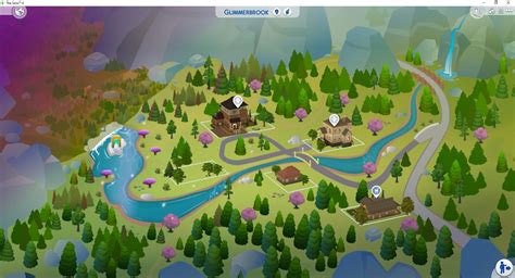 Sims 4 World Map Connected