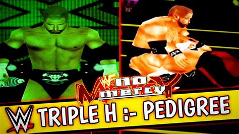 Wwe No Mercy Triple H Pedigree Wwf No Mercy Gameplay Youtube