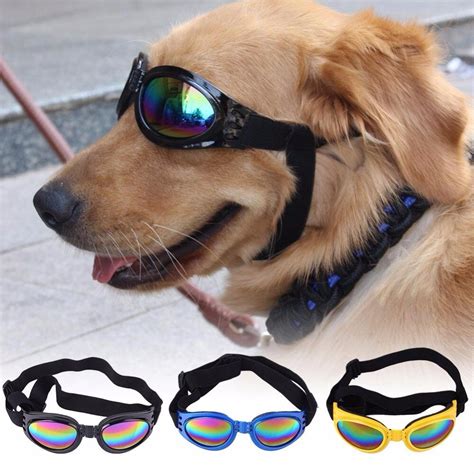 Pet Dog Goggles Sunglasses Doggy Foldable Sun Glasses Dog Outdoor