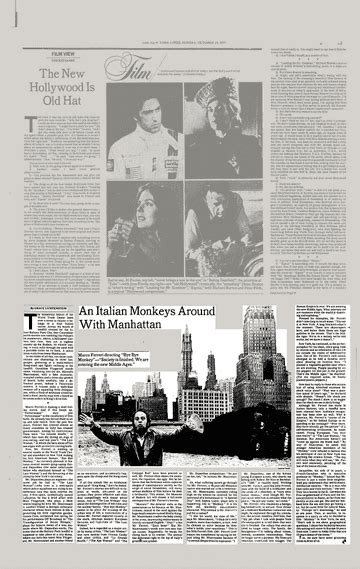 An Italian Monkeys Around With Manhattan The New York Times