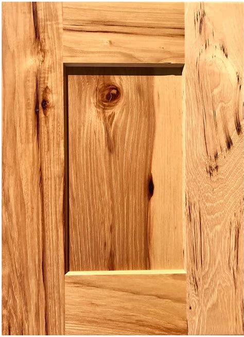 Rustic Hickory Glass Door For 18 X 42 Wall Cabinet