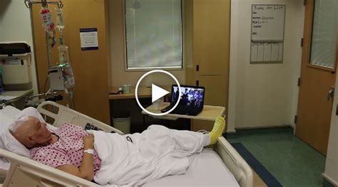 Bedridden Grandmother Bursts Into Tears When Her Hospital Door Opens Wide