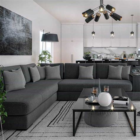 34 Gray Couch Living Room Ideas Inc Photos Home Decor Bliss Dark