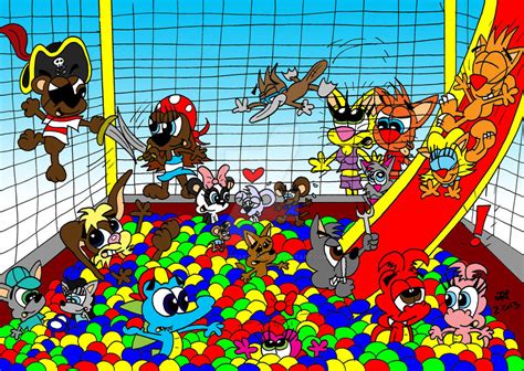 In The Ball Pool By Jaypricecartoons On Deviantart