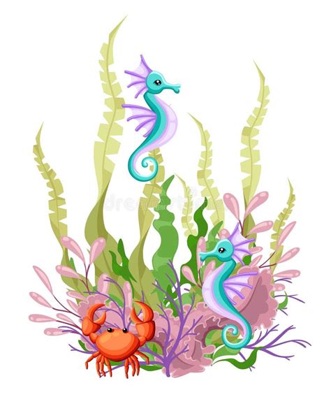Under The Sea Background Marine Life Landscape The Ocean And