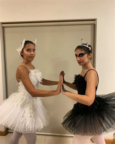 Halloween Black Swan In Couple Halloween Costumes For Adults