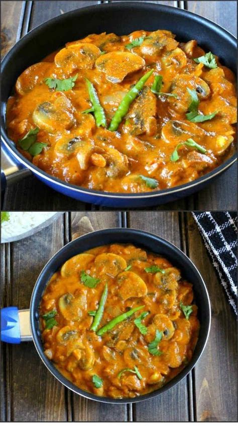 Mushroom Butter Masala | Recipe | Indian food recipes, Indian cooking ...