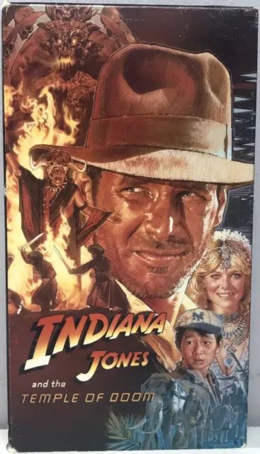 Indiana Jones The Temple Of Doom Vhs Video Tape Film Harrison