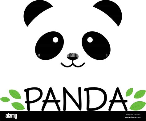 Panda Sign Panda Logo Panda Vector Illustration Panda Head Vector