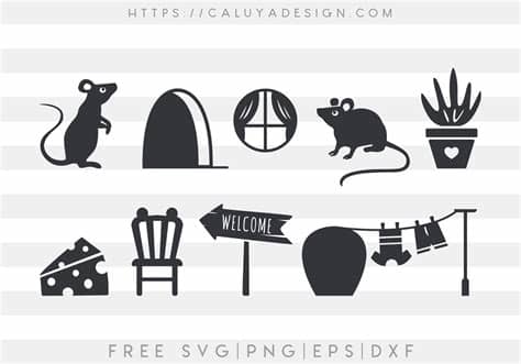You can download in.ai,.eps,.cdr,.svg,.png formats. Free Small Mouse House SVG, PNG, EPS & DXF by Caluya Design