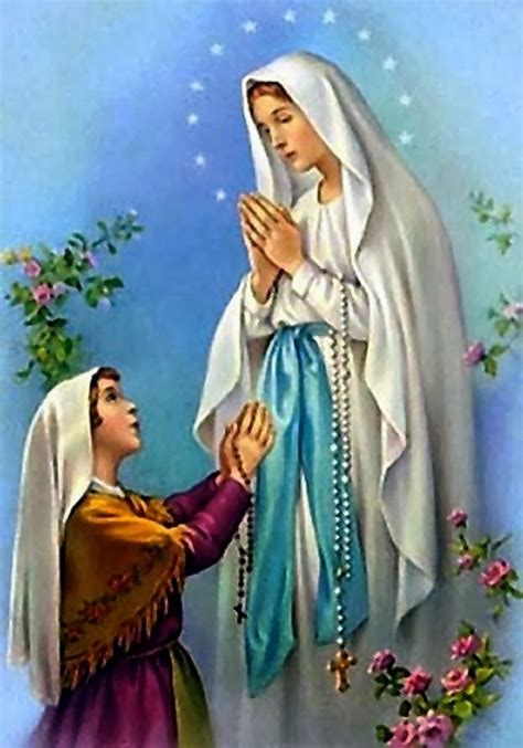 Santos Catolicos Milagrosos Google Search Lady Of Lourdes Our Lady