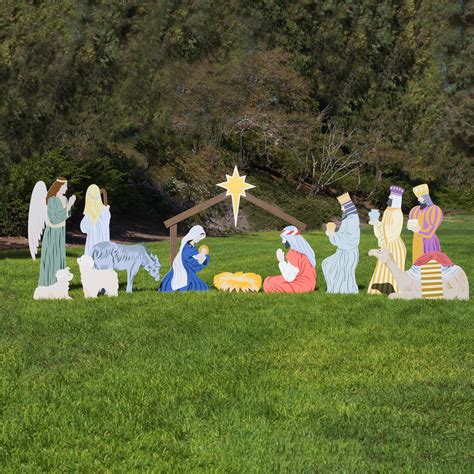 Large Classic Outdoor Nativity Set Full Scene Outdoor Nativity Store