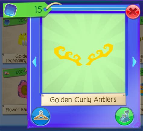 Golden Curly Antlers Animal Jam Wiki Fandom