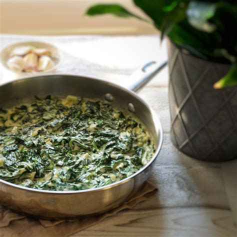 Easy Creamed Spinach • Tamarind & Thyme